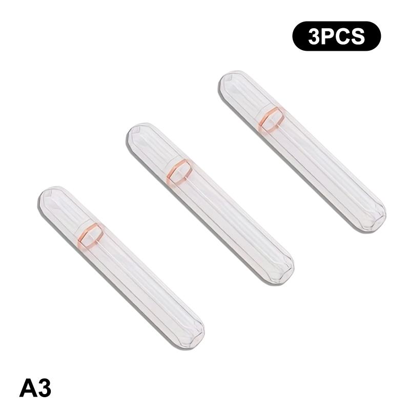 [HM]1/3/5pcs Acrylic Storage Tubes Travel Sealed Storage Box Portable Clear Moisturizing And Moisture-Proof