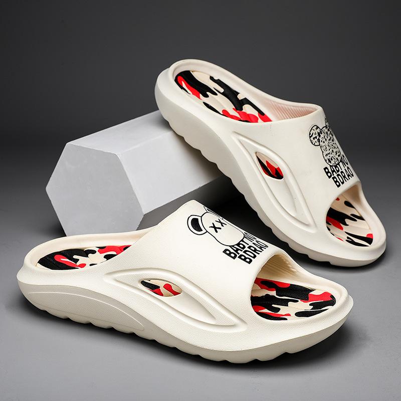 Outside Summer Slippers Men's Indoor Sports Non-slip Casual Beach Slips
