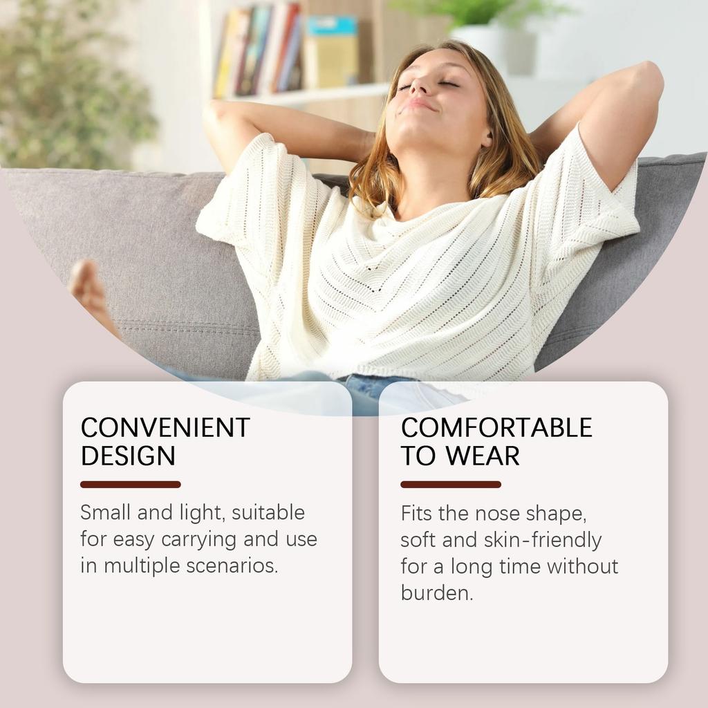 Nasal Congestion Relief Respirator Improves Airway Patency, Helps Inflammatory Mucus, Blockages, And Is A Gentle And Breathable Sleep Aid