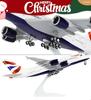 QIYUMOKE 1/240 Scale A380 British Airways Model Kit (30cm Long) - Airbus A380 Resin Airplane Model with Display Stand, Aviation Gift and Display Decor