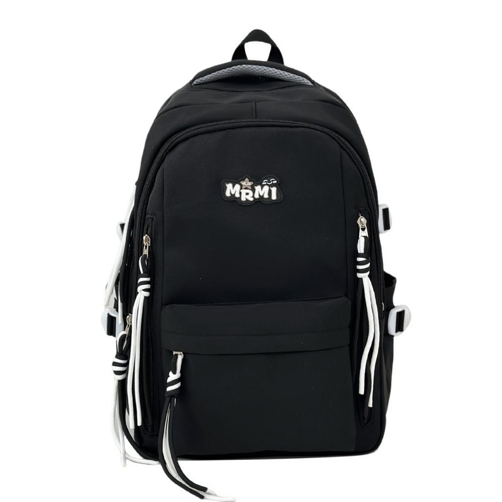School bag for junior high school students, large capacity, versatile and sweet school bag, niche ins wind, light, simple and casual, high-value