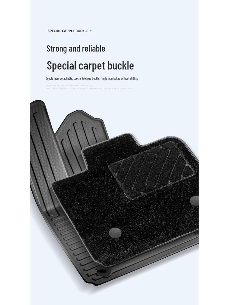 Xiaopeng G9 Car Floor & Trunk Mats: Custom Fit for 22-25 Models, TPE Material, Includes Seat Back Mats