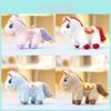 Cute Pony Stuffed Plush Doll Toy Pendant Keychain For Backpack Decoration And Collection
