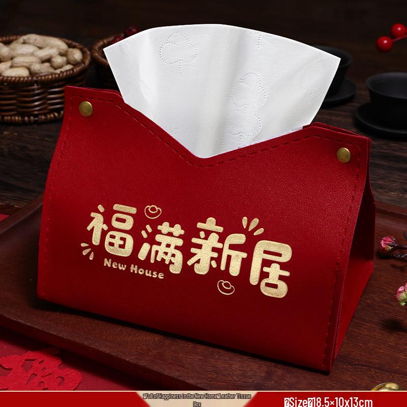 Housewarming Joy Tissue Box Bag - New Home Decoration for Moving Celebration