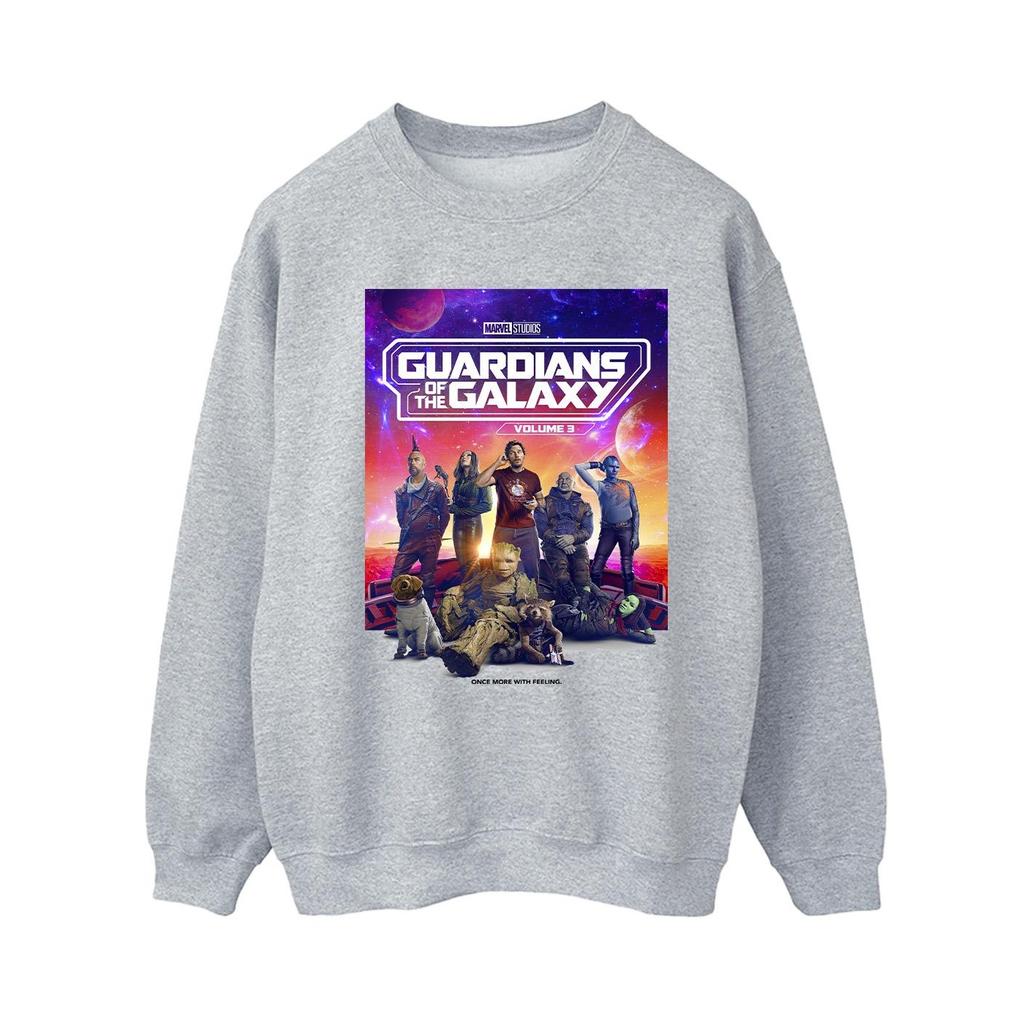 Guardians Of The Galaxy Volume 3 Womens/Ladies Movie Poster Sweatshirt