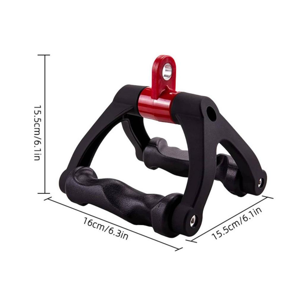 VShaped Lat Pulldown Handle Textured Grip and Row Wide Compatibility for Back