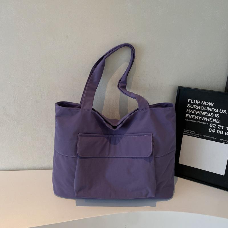 Versatile Bag for Women, Portable Tote Bag, Niche Design, High-end Sense, Shoulder Bag, Large Capacity Commuting Backpack