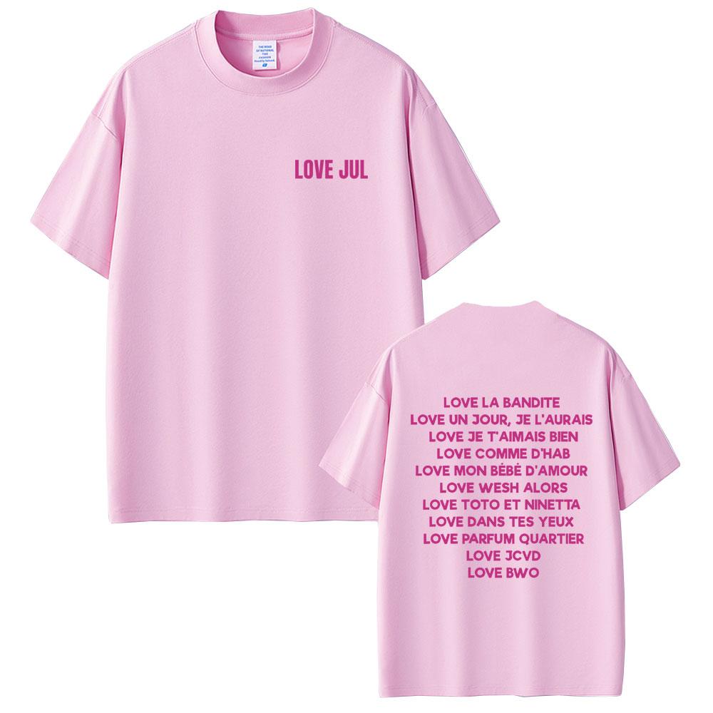 Love Jul 2026 Merch Tshirt Unisex Women Fashion Casual Streetwear Unisexs Clothing Hip Hop Vintage Oversized Short Sleeve T Shirts