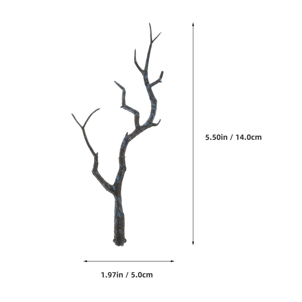 10Pcs Artificial Antler Branches Plastic Decorative Twigs Fake Dry Branches Photo Props Home Party Vase Filling DIY Flower