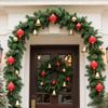Artificial Christmas Pine Tree Garland Winter Decorations, Holiday Christmas Decorations, Mantel Decorations, Porch Fences