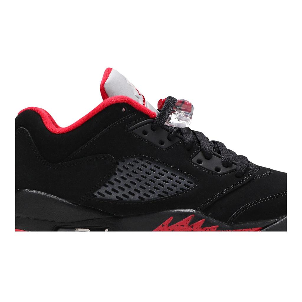 Air Jordan 5 Retro Low BG 'Alternate 90' (Unisex) Black / Gym Red / Metallic Kids' Basketball Shoes 314338 001