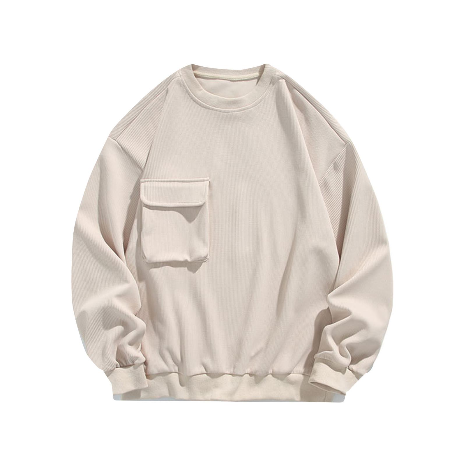 

Мужской флисовый круглый воротничок с флисовой толстовкой однотонного цвета и флисовой флисовой курткой L бежевый