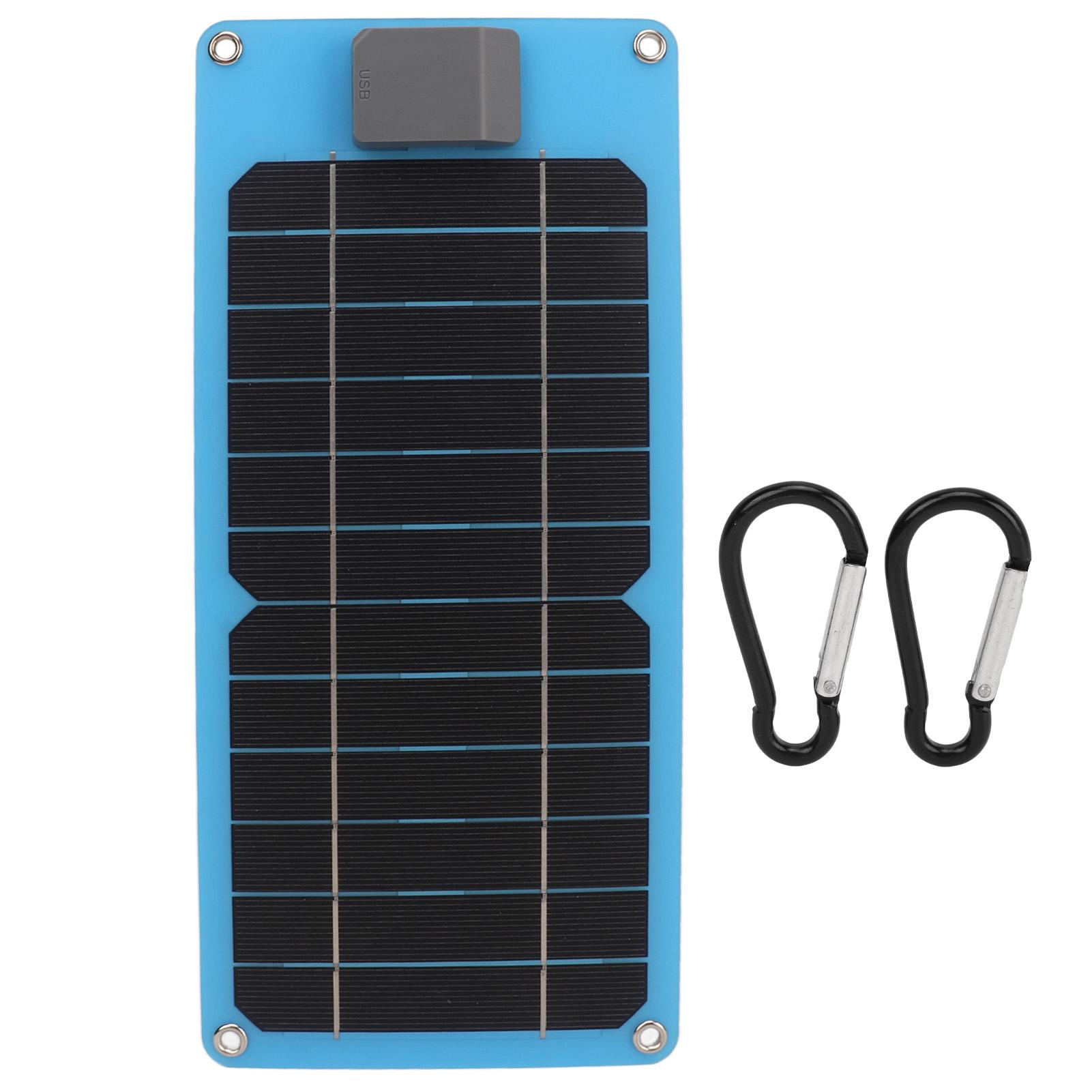 Solar Panel Charger Solar 8W 5V Portable Waterproof Car Battery Charger For Boat Trailer RV