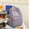 Schoolbag backpack men's trendy cool printed cartoon bear new backpack large capacity Korean version Japanese primary and secondary school students