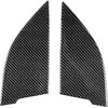 Real Soft Carbon Fiber Car Gear Shift Control Panel 2/4WD Switch Button Dashboard Trim Sticker Compatible with Dodge Ram 1500/2500/3500