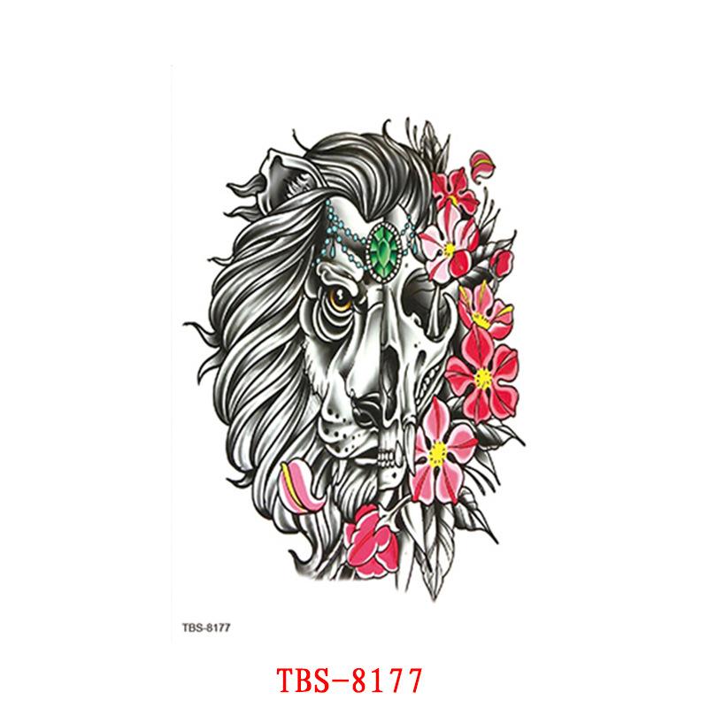 Waterproof Tattoo Stickers, Totem Animal Flowers, Tattoo Stickers Tattoo