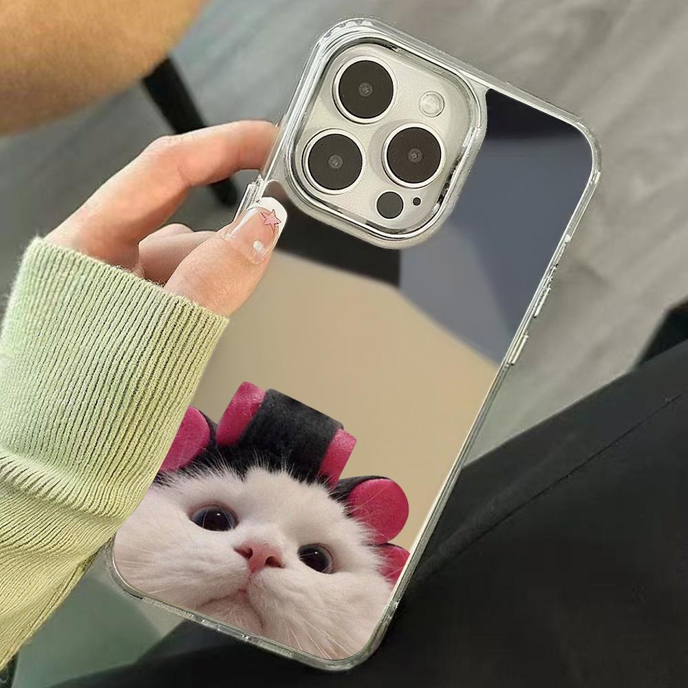 Etui na telefony komórkowe iPhone 11 13 XR 15 Pro Max 12 14 Pro Max Etui iPhone 16 XS Max Lustrzane etui ochronne Lustro Wykwintna kreskówka Wodoodporna