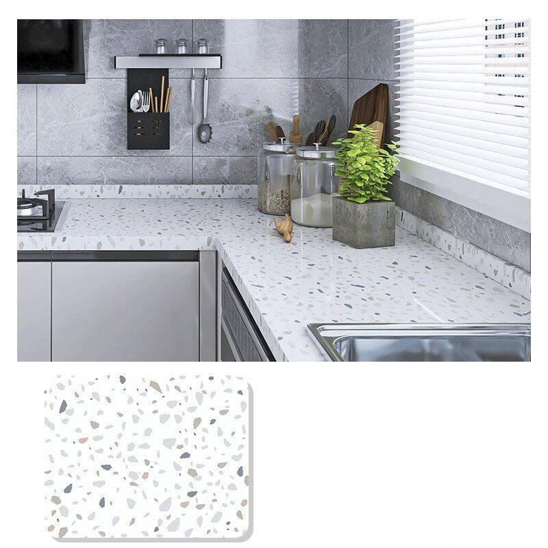 

Самоклеящиеся современные обои, водостойкая и влагостойкая керамическая плитка, мрамор, подходящая для кухонного фона 40cmX1m