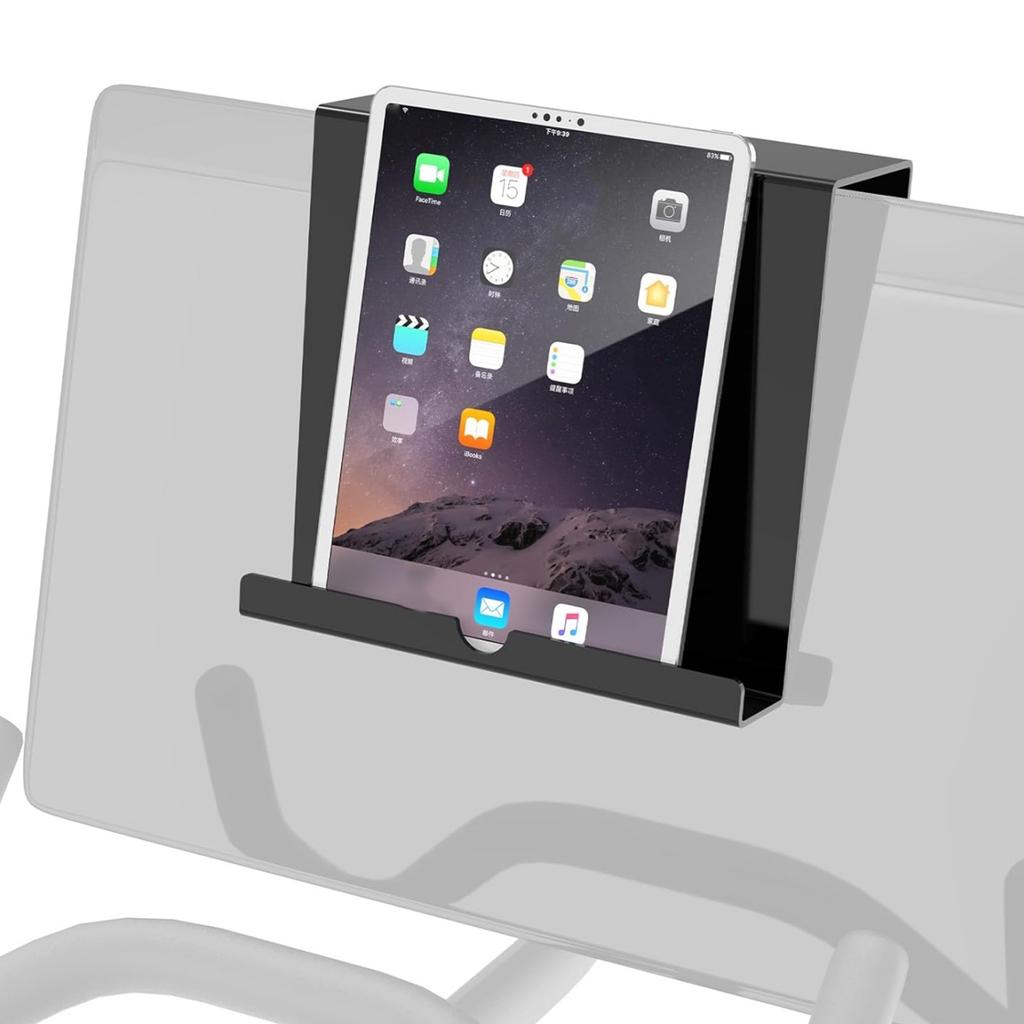 Treadmill Tablet Holder Exercise Bike Reading Stand Acrylic Book Holder Easy Setup for Gym Exercising