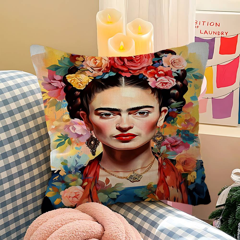 FFrida KKahlo Cushion Cover Polyester Sofa Cushions Decorative Throw Pillows Home Decoration Pillowcover