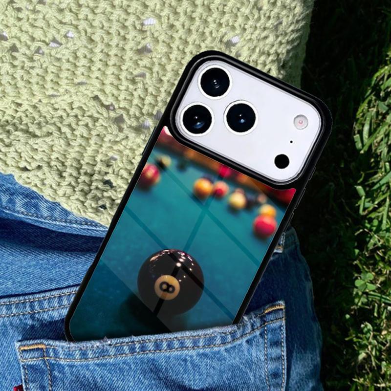 Billiards Snooker Phone Case Cover for IPhone 11 12 13 14 15 16e 17 Pro Max Coque for IPhone 17 Air