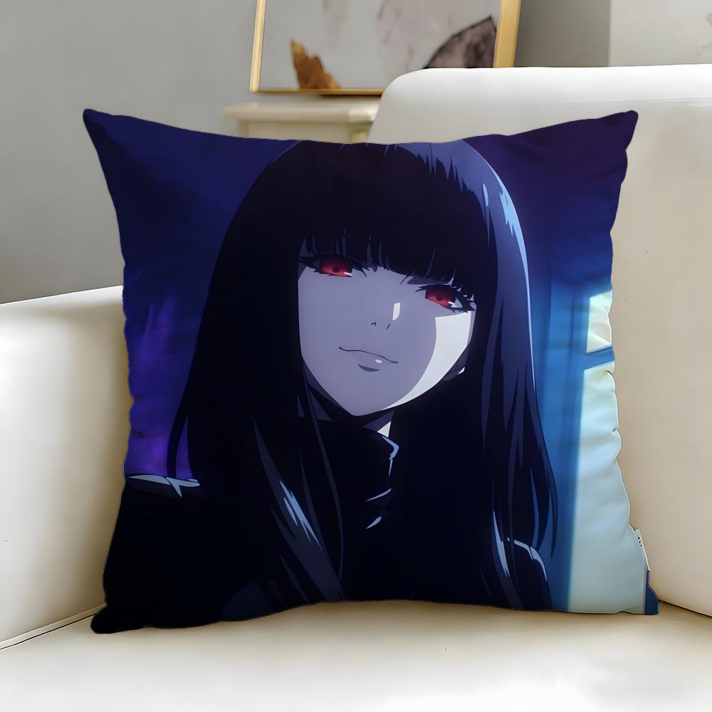 classic anime tokyo ghoul Cushion Cover Soft  EasyWash Pillow Case  Versatile for Couch Bed Travel and Office