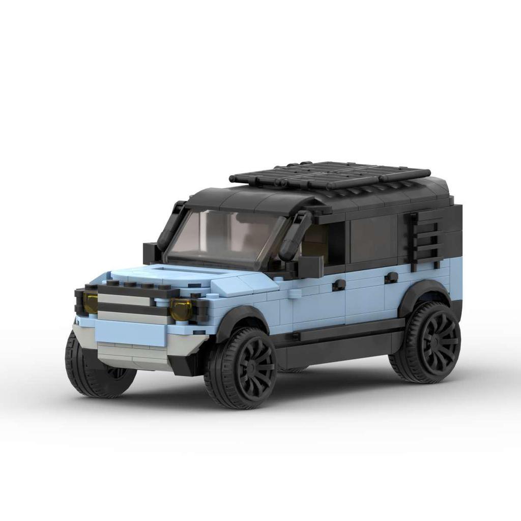 MOC-Blöcke: Kompatibler Land Rover Defender 110 P400 SUV Offroad DIY Bausteine