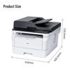 Deli M3400ADN A4 Black & White Multifunction Printer CN plug (adapter included)