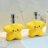 Star Shaped Foaming Soap Dispenser 400ML Ceramic Star Lotion Bottle  Bathroom Accessories