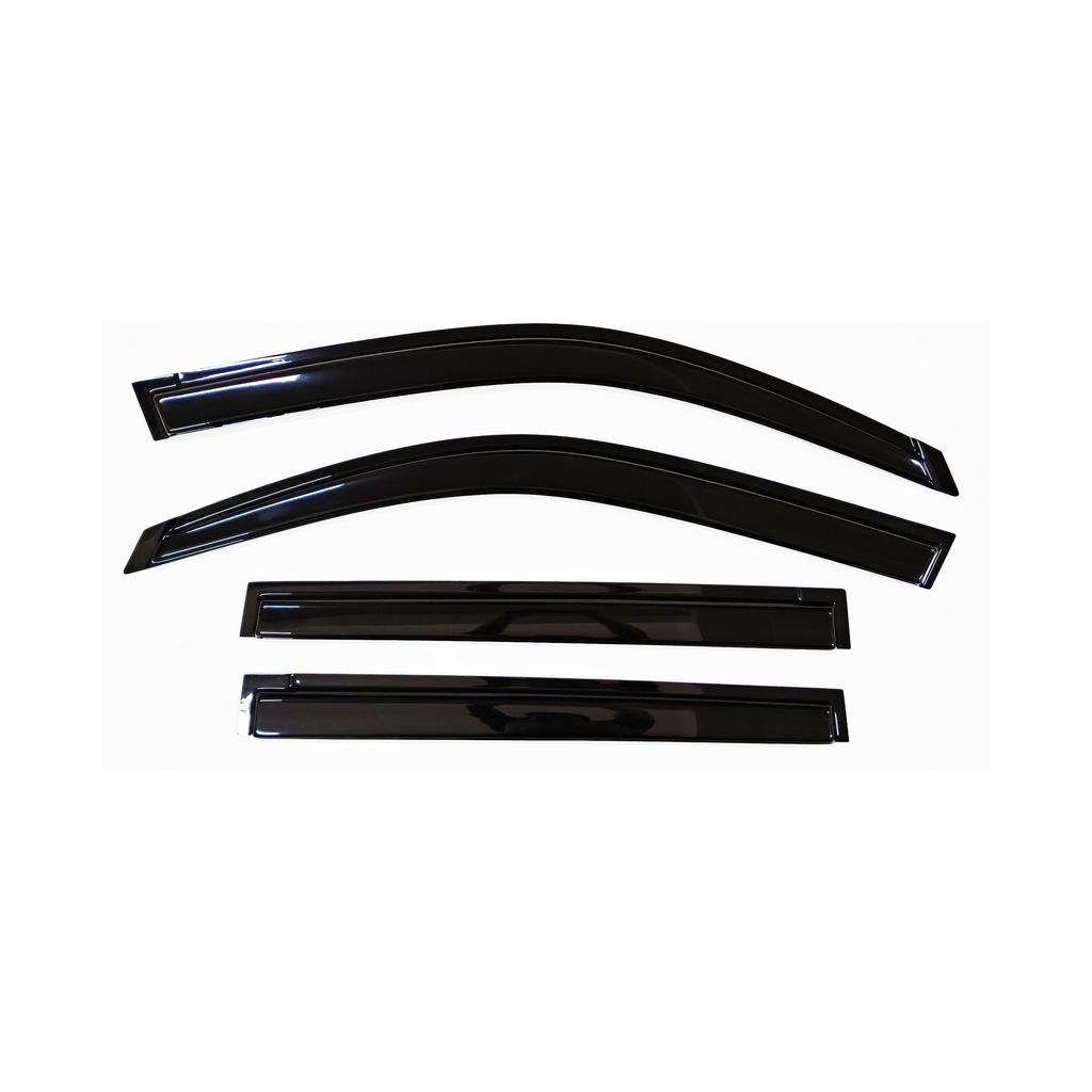 Window Visor for Toyota Prado FJ150 2009-2023 | 4pcs Rain Guard Wind Deflector | Car Weather Shield Accessory