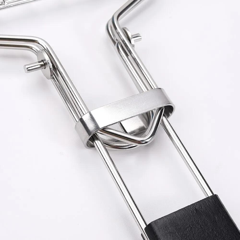 Stainless Steel Folding Grilling Basket Large Grill Basket with Removable Handle Accessories BBQ Grilling