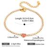 Delicate White Crystal Bracelets Sparkle Teardrop-shaped Zircon Bracelets Adjustable Stainless Steel Wedding Jewelry Accessories