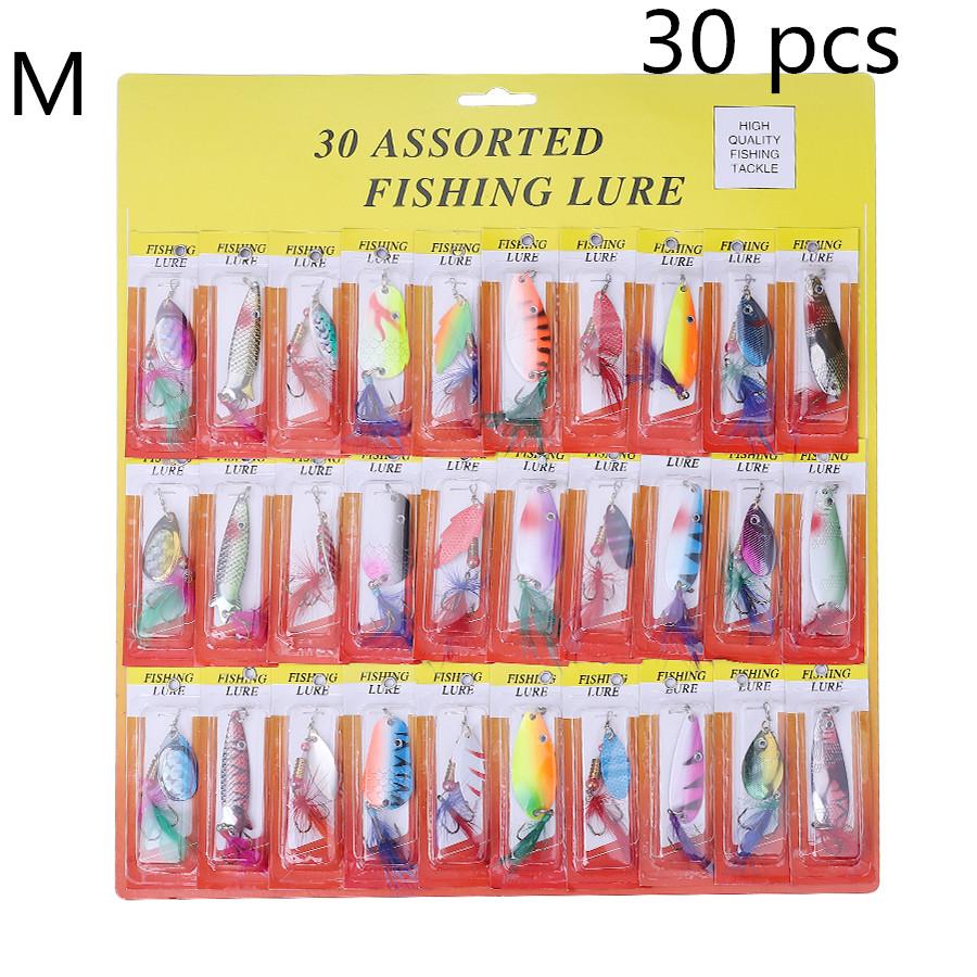 

24 шт./30 шт. 1 упаковка длинных спиннербейтов разных цветов с блестками — идеально подходит для снастей для пресноводной и морской рыбалки 30pcs