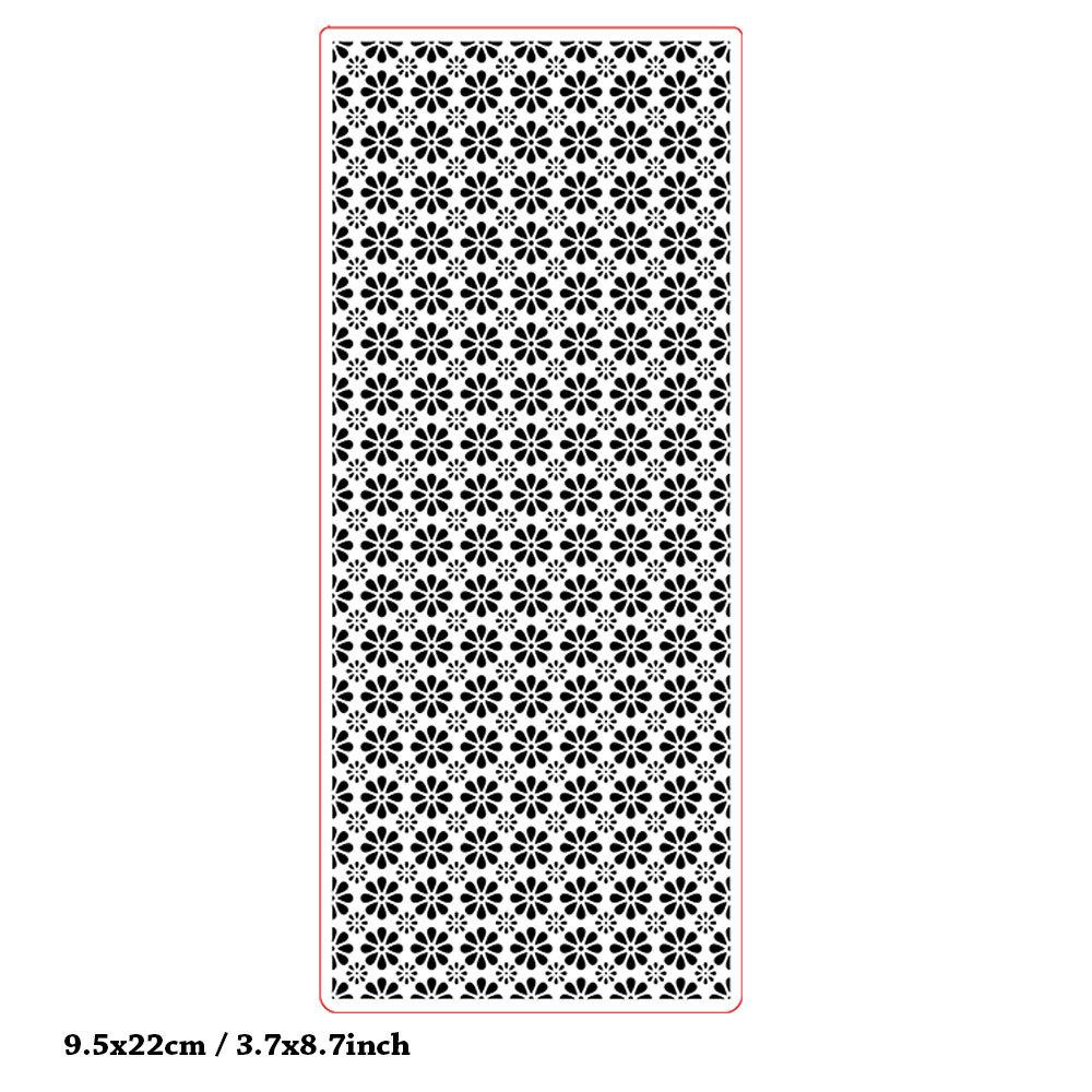Fustella Metallica Per Ritaglio Quadrata Irregolare 14,8x5,8 Cm - Stencil Per Biglietti, Scrapbooking E Decorazioni Fai Da Te
