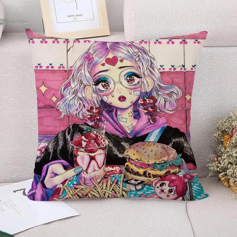 Luxury Pillow Cover X Eunpyon Art Decorative Cushion Covers for Bed Pillows Fall Decor Pillowcase  Car Decoration Sofa