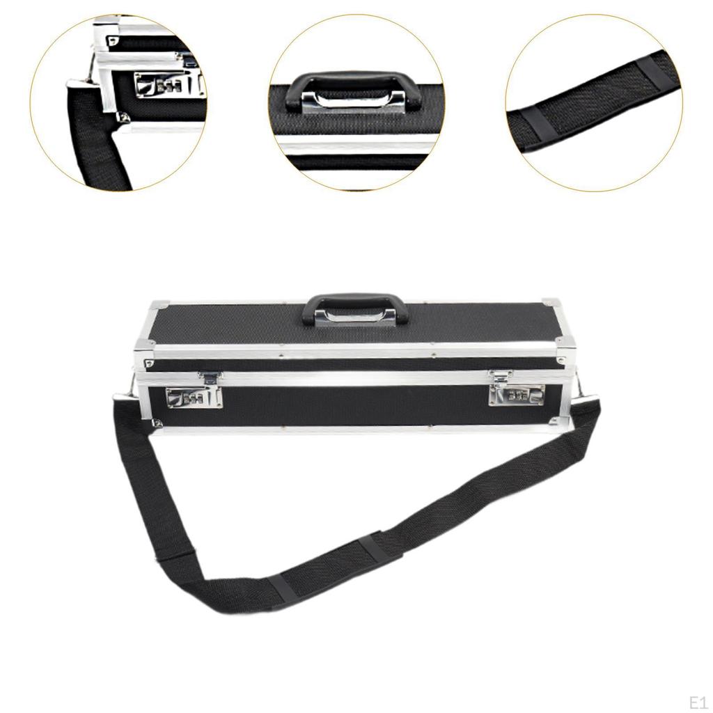 Chef Knives Case Knife Organizer Storage Box Protector,Carrying Case,with Combination Locks Aluminum