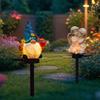 Garden Courtyard Decoration, Solar Lights, Outdoor Resin Floor Mounted Lights, Handicrafts