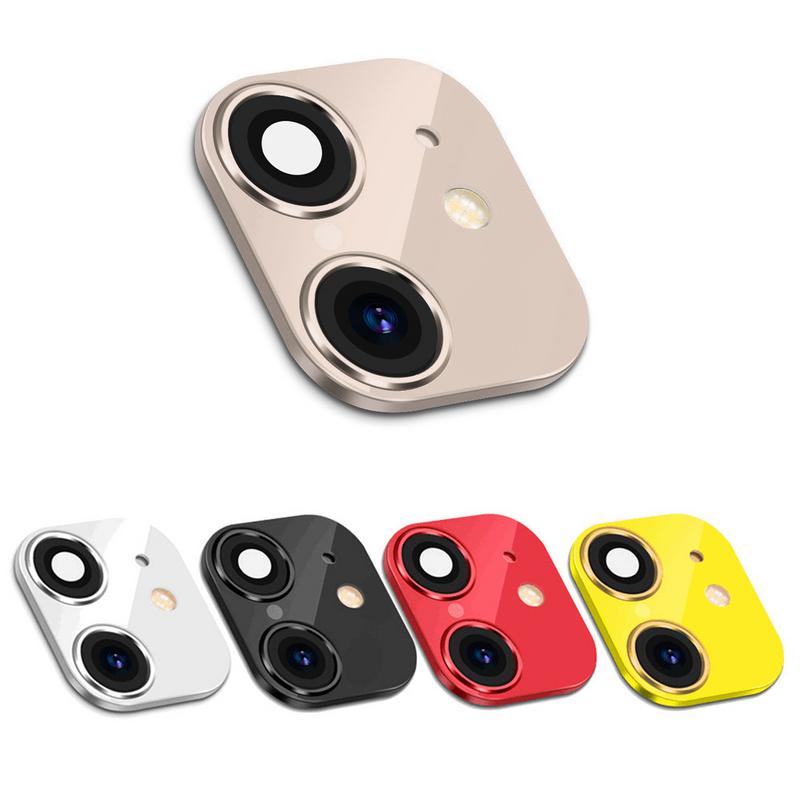 Adesivo Finto Obiettivo Fotocamera Per iPhone XR A 11 Pellicola Protettiva Obiettivo Posteriore Vetro Temperato Copertura Completa Protezione Obiettivo Fotocamera