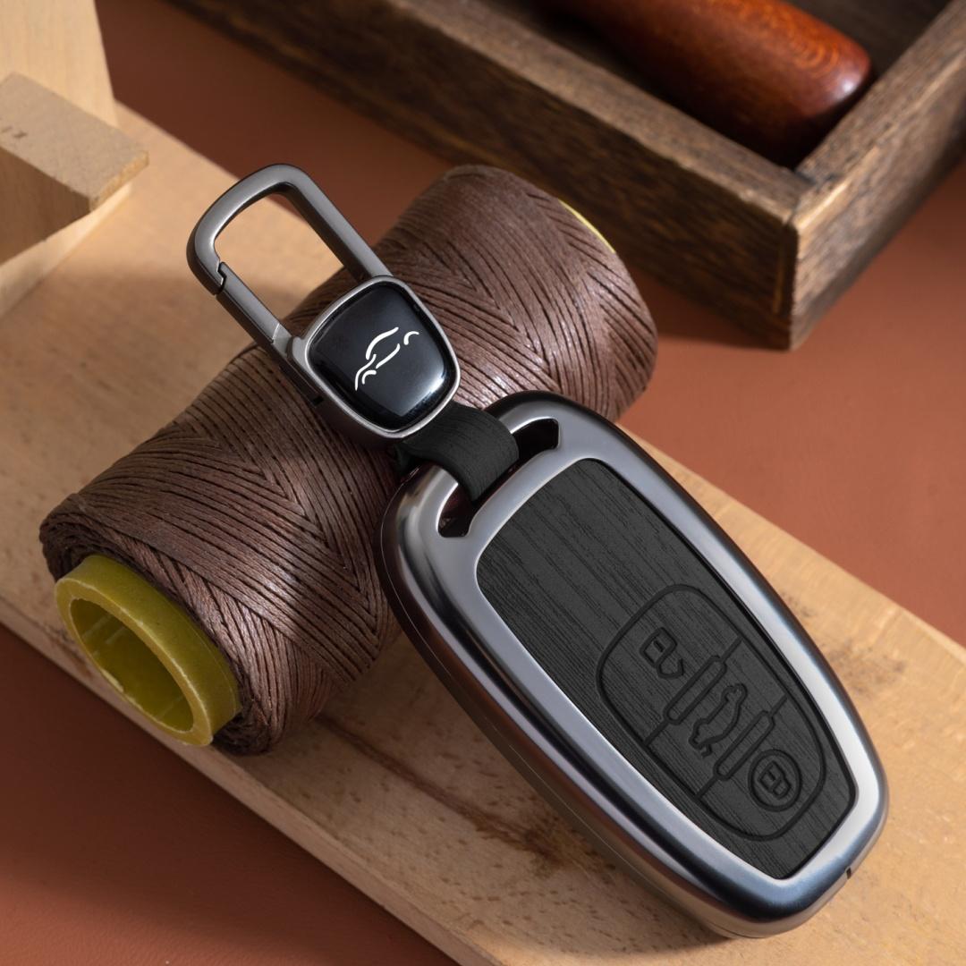 

Для A1 A3 A4 A5 A6 A7 A8 Quattro Q3 Q5 Q7 2009-2015 новый металлический автомобильный пульт дистанционного управления смарт-ключ чехол чехол аксессуары чёрный