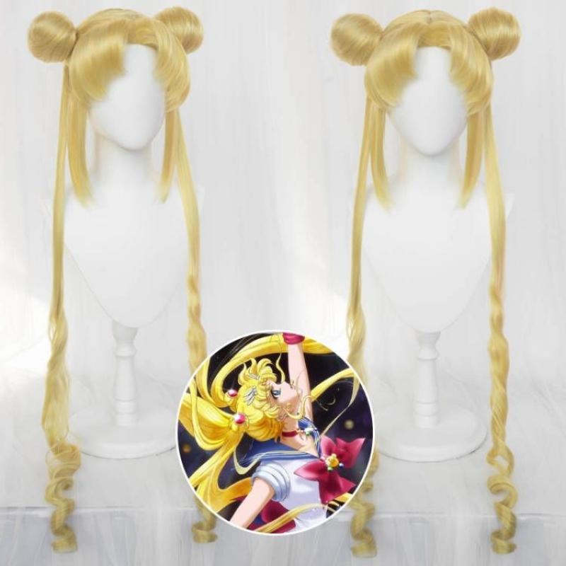 Cosplay krásné hrdinky Sailor Moon - Mizuki. Cosplay paruky - Aoi Minako