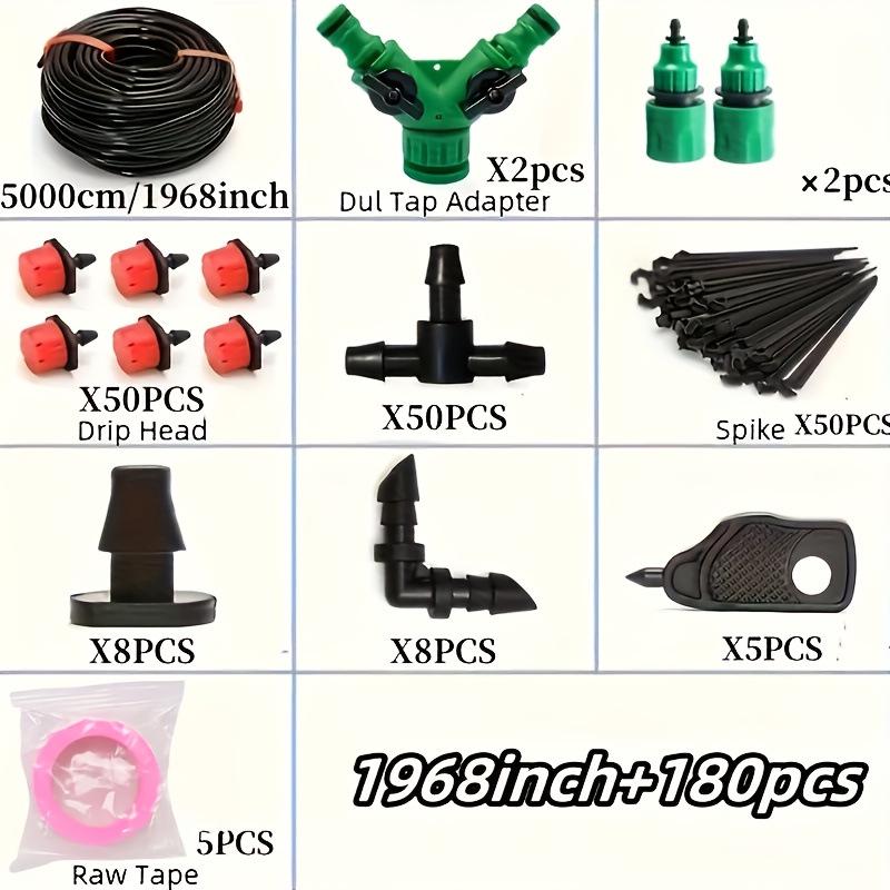 Adjustable Garden Sprinkler & Drip Irrigation System