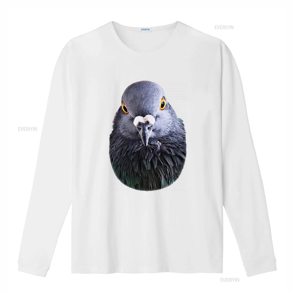 Unique Pigeon Head Art Design T Shirt for Kids Premium Quality Vintage Washed Breathable Slightly Streetwear Unisex Versatile