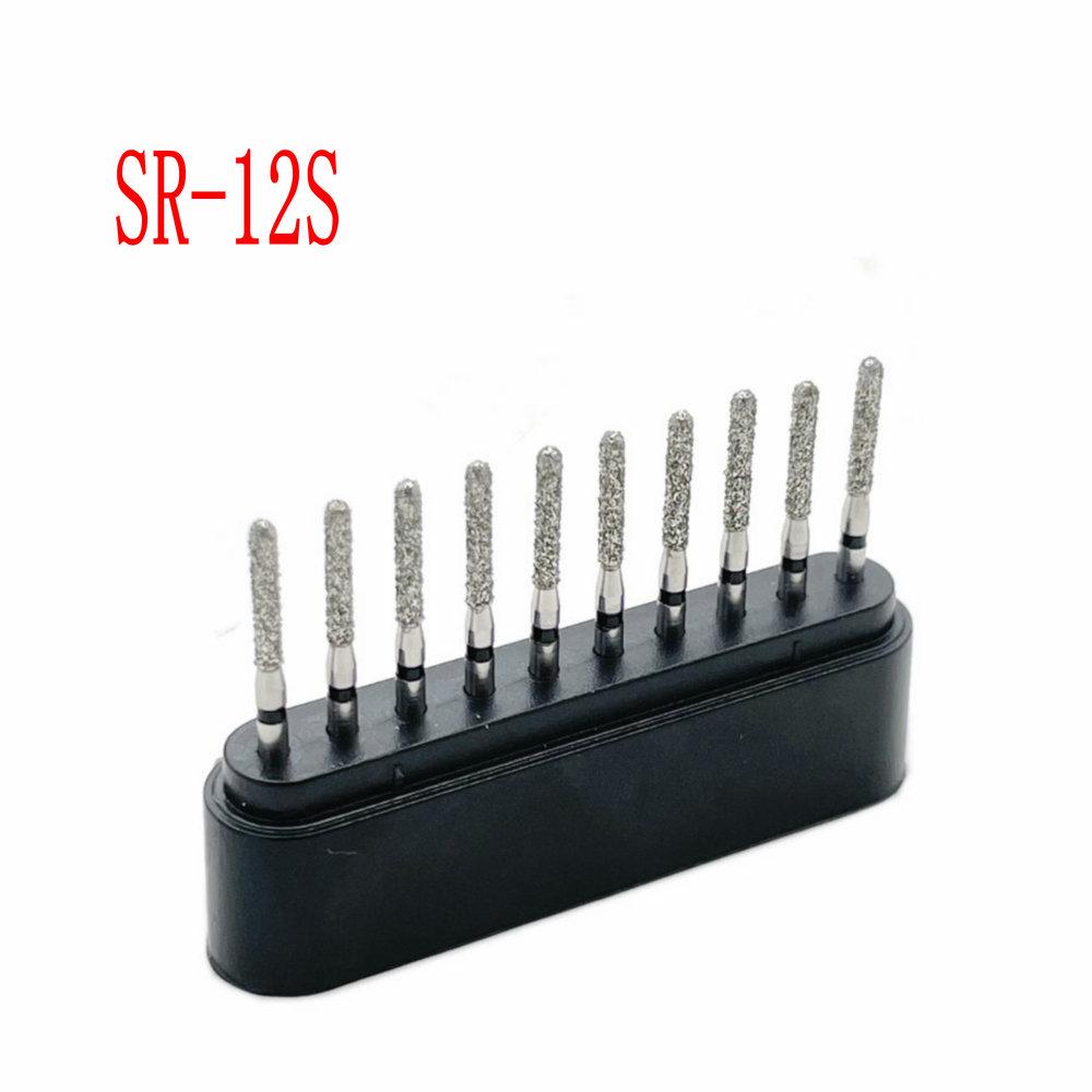 10pcs/box Dental Diamond Burs Drill FG Diamond 1.6mm Shank for High Speed Handpiece Burs