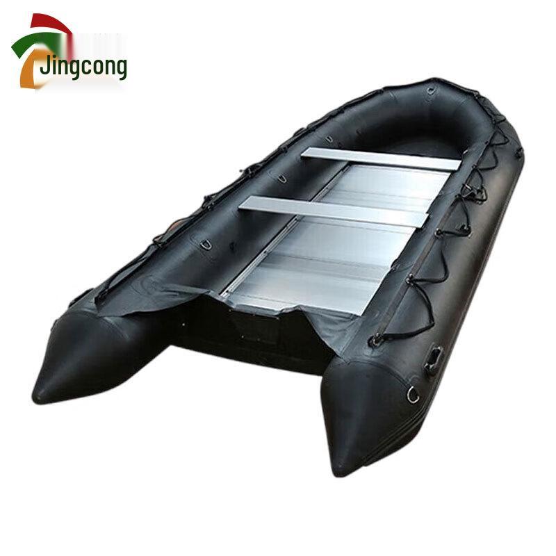 Jingcong Black King Kong Inflatable Rescue Boats & Outboard Motors