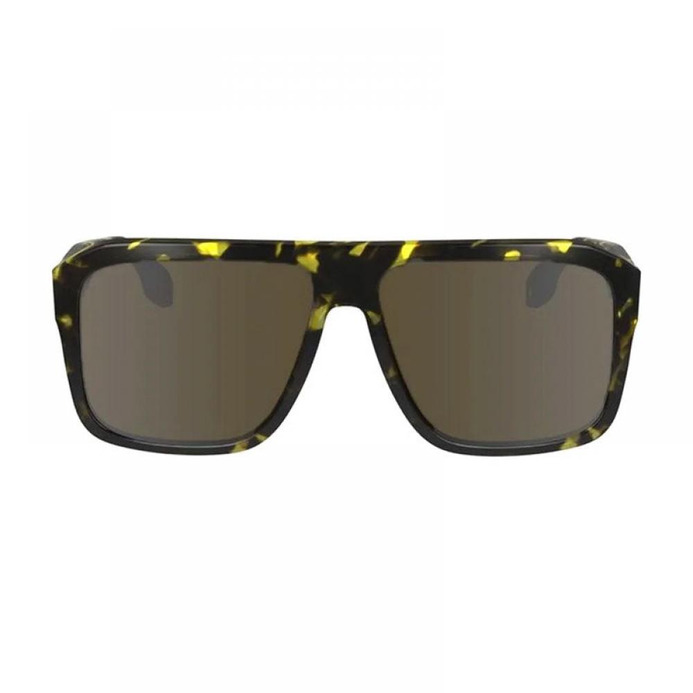 Victoria Beckham Sunglasses Black Yellow Havana Frame Full Rim Brown Lens Vb671s