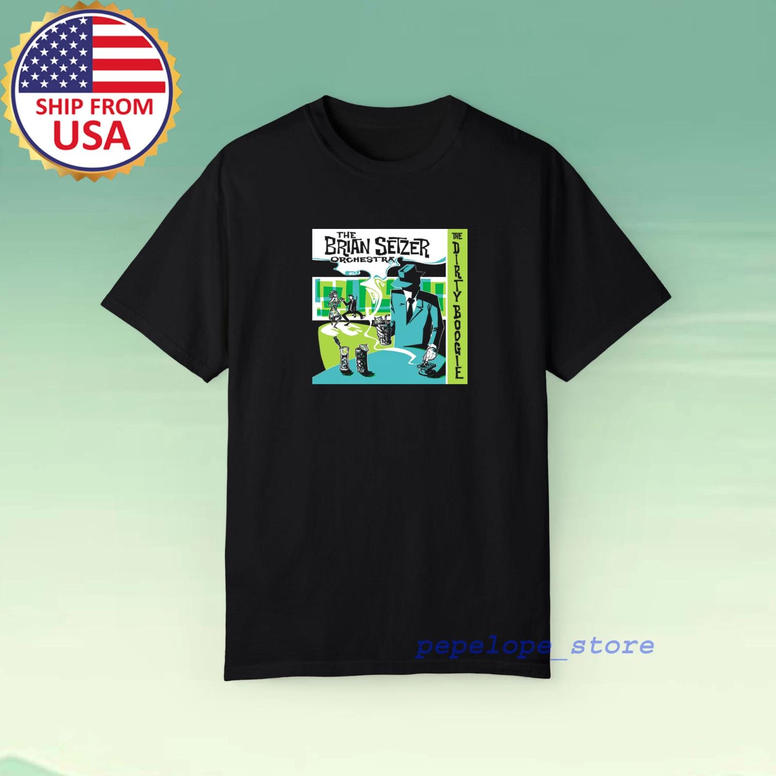 

Brian Setzer The Dirty Boogie Men s Black Size S-5XL M