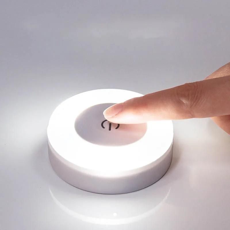 Led Wall Light Portable USB Rechargeable Night Light for Living Room Bedroom Lighting Lamps Bedside Lamp Touch Light Home Decor