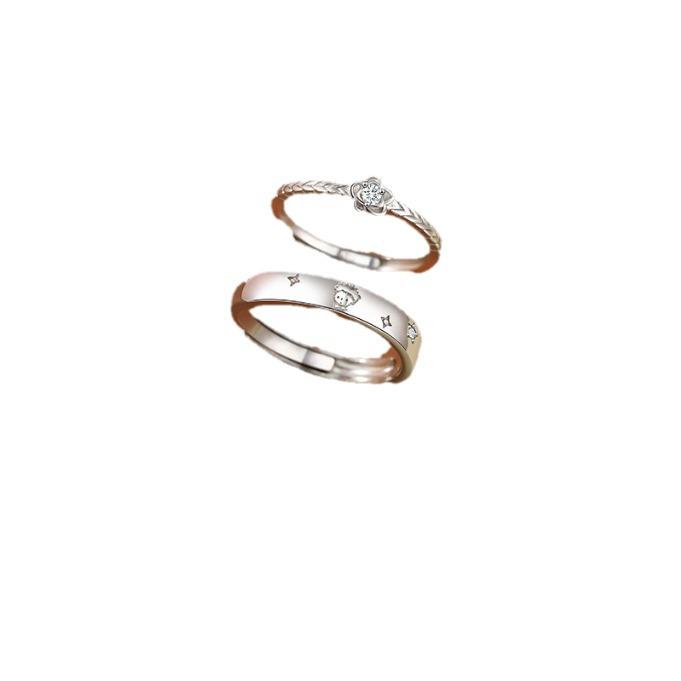 The Little Prince & Rose Couple Rings: Love Token Birthday Gift for Her (2024)