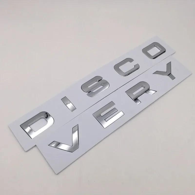 Per Discovery Sports Emblema Discovery 4 3 5 2 TD5 Accessori ABS 3D Cromo Lettere Auto Cofano Anteriore Logo Distintivo