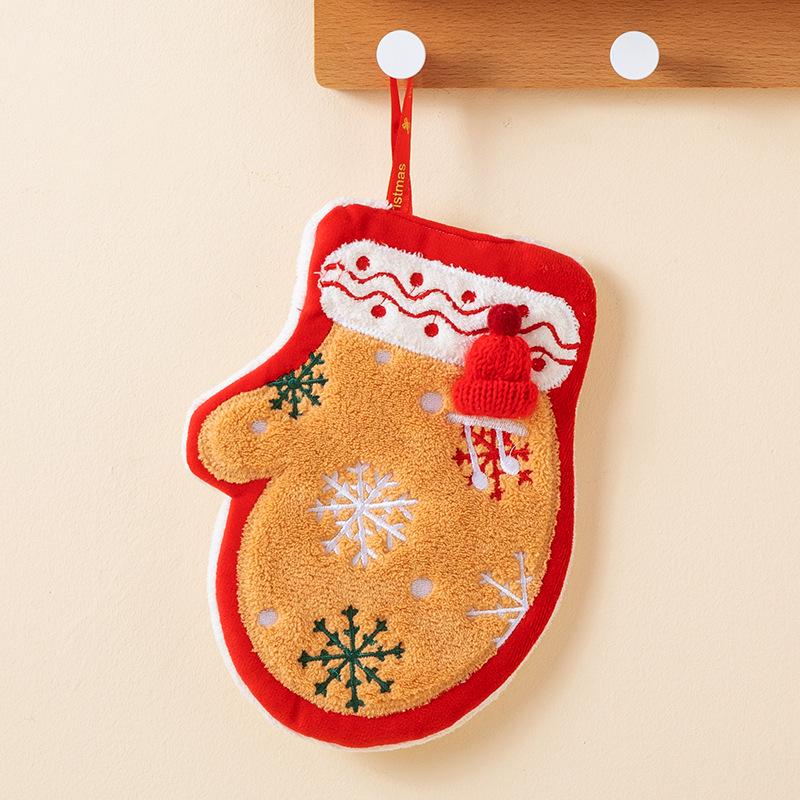 Cute Cartoon Hanging Hand Towel - Absorbent, Thickened Bathroom or Kitchen Dishcloth